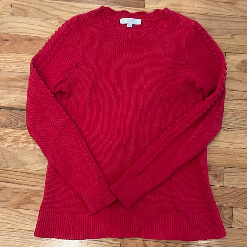 Loft Medium Red Sweater